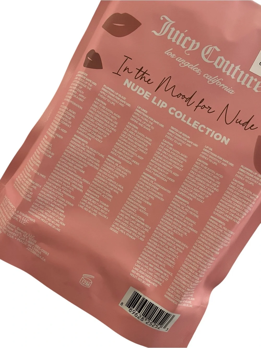 Juicy Couture Nude Lip Palette - Warm Pink & Peach Tones